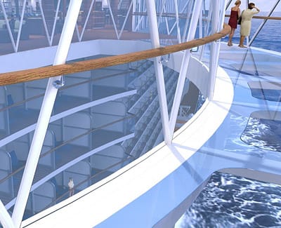 SeaWalk rendering - Courtesy of Princess Cruises SeaWalk rendering - Courtesy of Princess Cruises